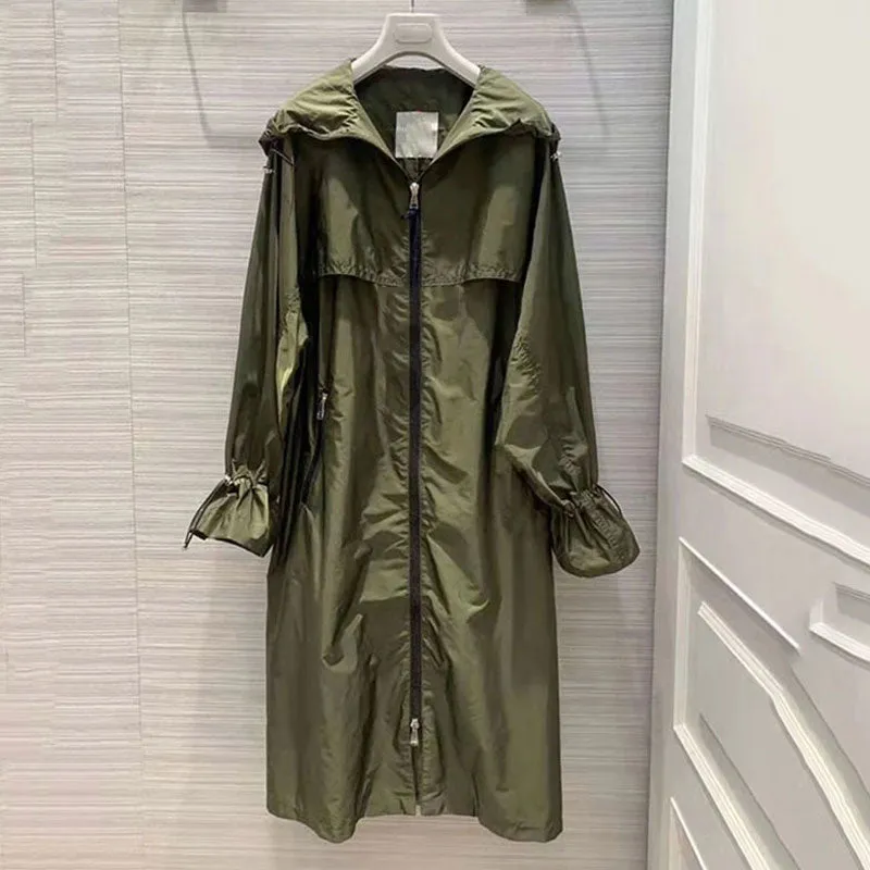 ChicMy-Fall Outfits 2024 Spring and Autumn Windbreaker Men's and Women's New Casual Long British Temperament Windbreaker Belt Trench Long Coats