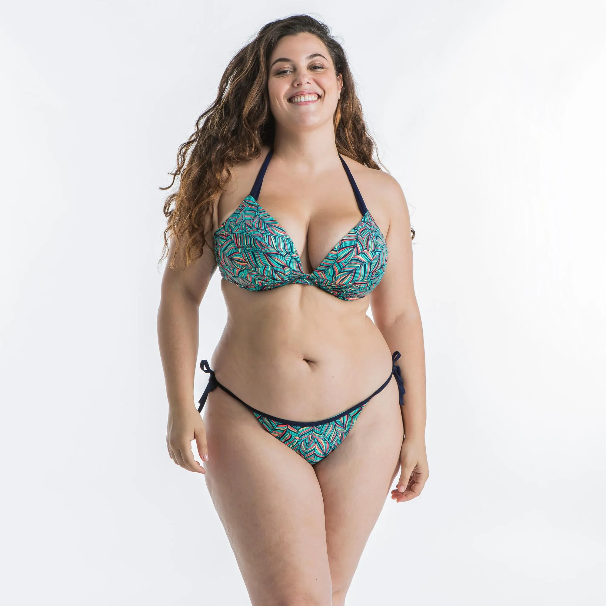 Olaian Women's push-up swimsuit top ELENA FOLY